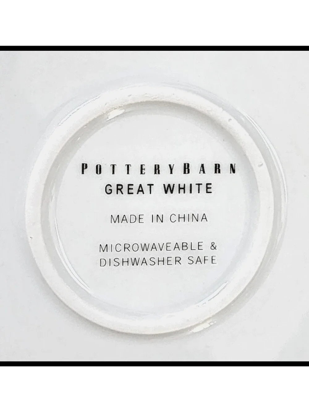Pottery Barn Great White Mingling Appetizer Plates Set Of 2 White Ceramic